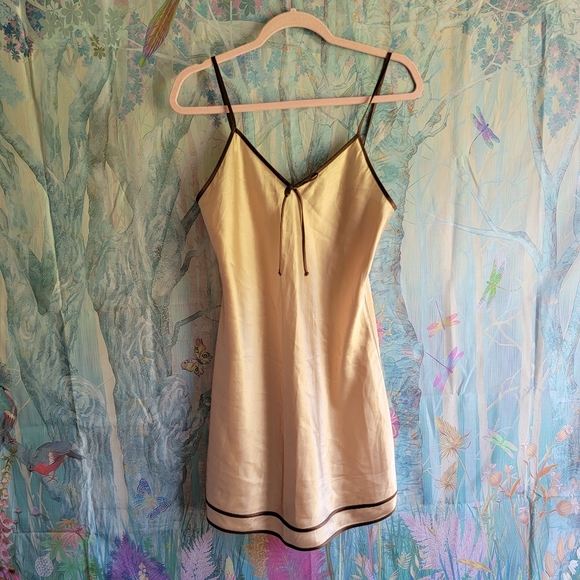Sold90s Vintage Satin Slip Chemise Sensara - Picture 2 of 8